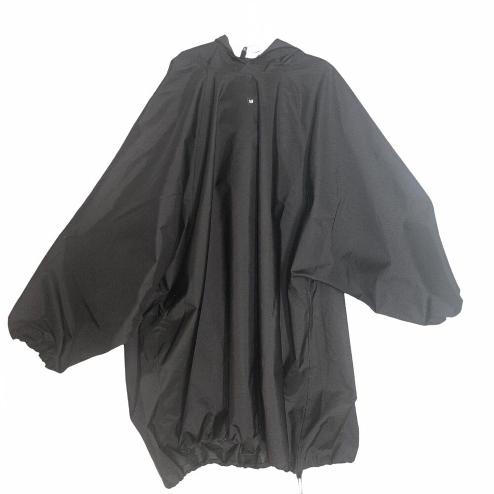 Yeezy Gap Engineered by Balenciaga T Cut Parka Pullover Poncho Mens M Black NWT
